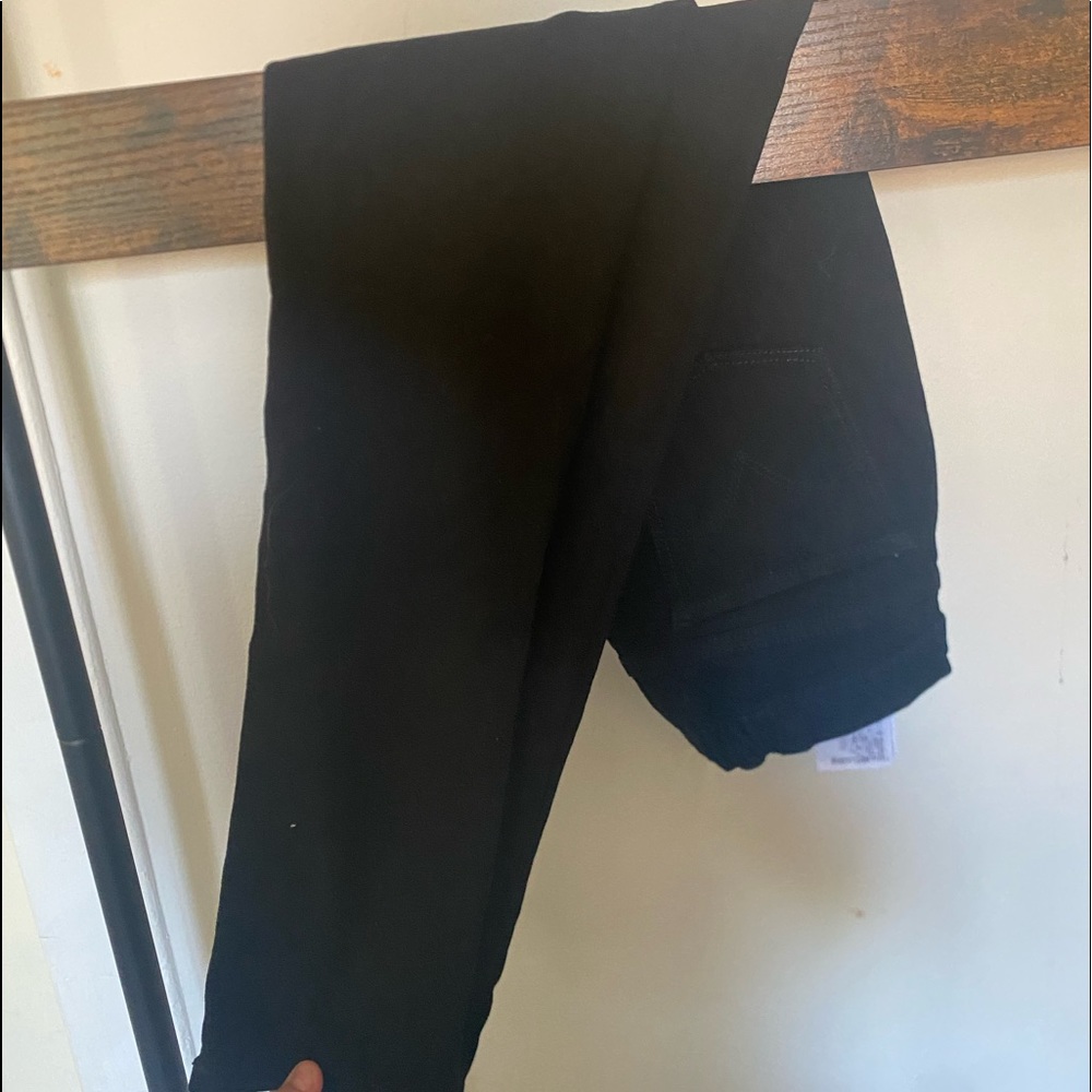 black dress up pants size small